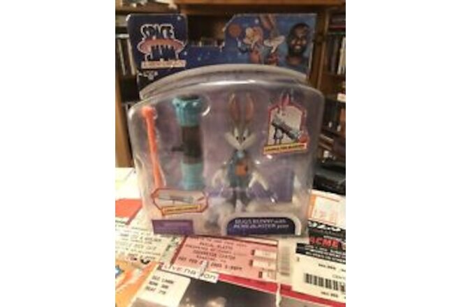 SPACE JAM: A New Legacy Bugs Bunny with ACME Blaster 3000 5" Read Description