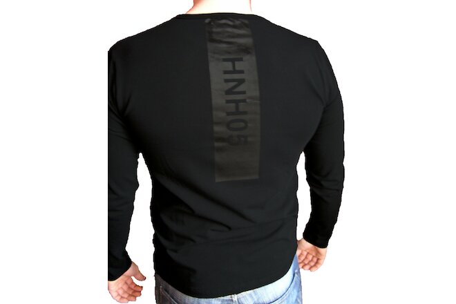 Emporio Armani Black Men's Long sleeve T-Shirt,Muscle fit,Size M*L*XL 7425
