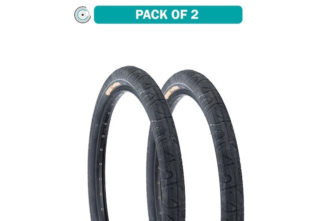 Pack of 2 Maxxis Hookworm Bmx Tire 29 X 2.5 60Tpi Clincher Wire Black