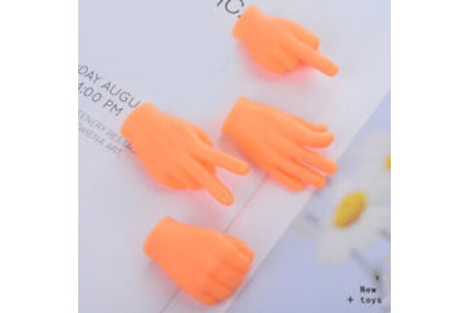 Teasing Cat Plastic Finger Gloves Human Fake Hand Cat Interactive Toys Supplies
