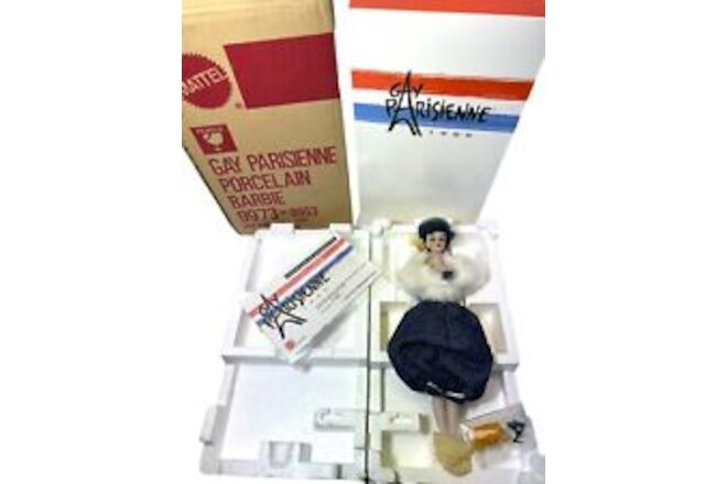 NEW Gay Parisienne 1959 Barbie Porcelain Treasures 1991 Collection Limited 9973