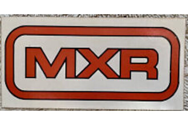 Vintage MXR Guitar Effects Pedal Sticker 1970s-80s New! Unused!