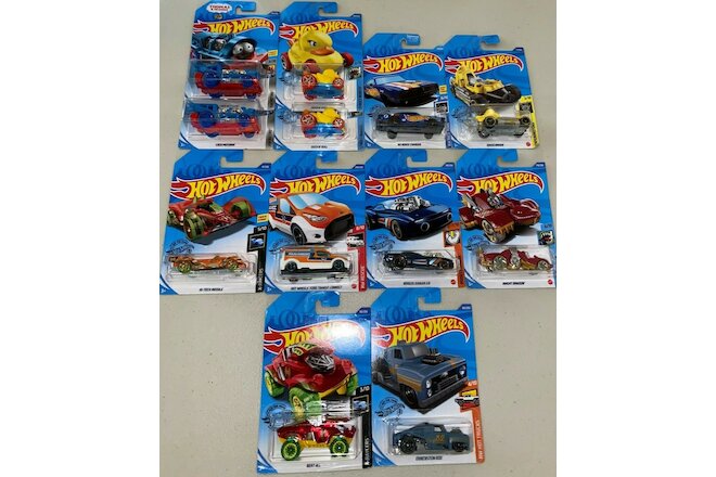 12 Count Mixed Models Cool 2019 / 2020 Hot Wheels, NEW, Ships Quickly!