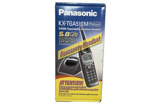 Panasonic KX-TGA510M 5.8GHz Accessory Handset for KX-TG5100M Series Sealed NOS