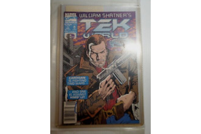 Signed by William Shatner TEK WORLD #1 1992 Epic Comics Marvel Authenticated
