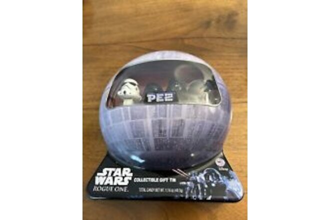 STAR WARS ROGUE ONE ALL FOUR CHARACTER INSIDE A TIN ROUND BOX