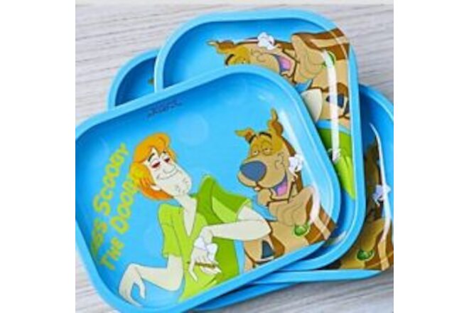 1pc Japanese Style Cartoon Metal Rolling Tray - Scooby Doo 14/18 Cm