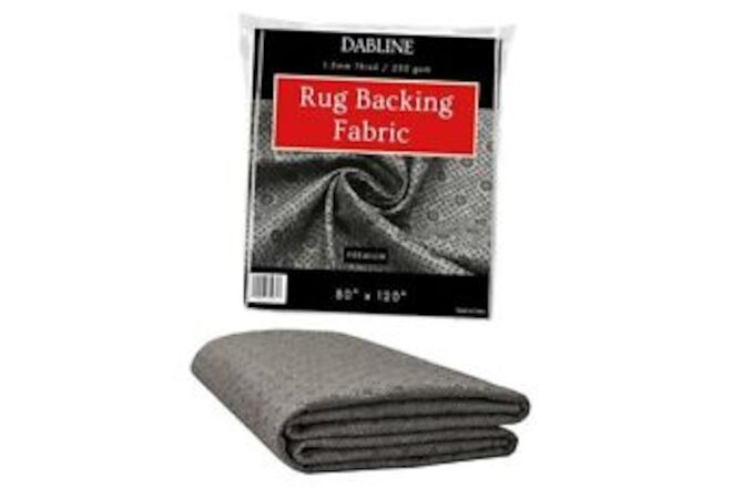 Non Slip Rug Pad for Tufting and Rug Making, Thick and Grippy 80" x 120"