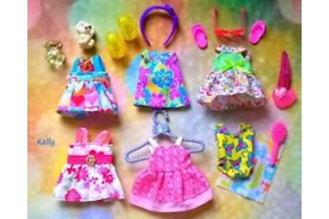 🌸🌸🌸Barbie Kelly doll clothes fashion, accessories plus shoes #H🐢🐢🐢