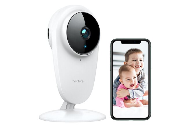Victure PC420 Security Camera WiFi Camera Two-Way Audio Motion Detection BabyCam