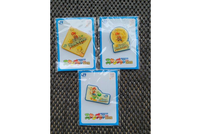 Nintendo Super Mario Sunshine enamel pins Rare Promo LOT SNES GBA GAMECUBE 3DS