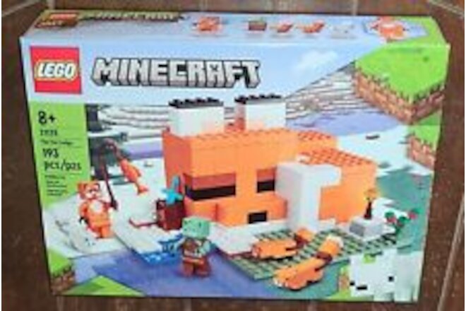 Lego 193pc Minecraft - THE FOX LODGE Building Toy - Item #21178