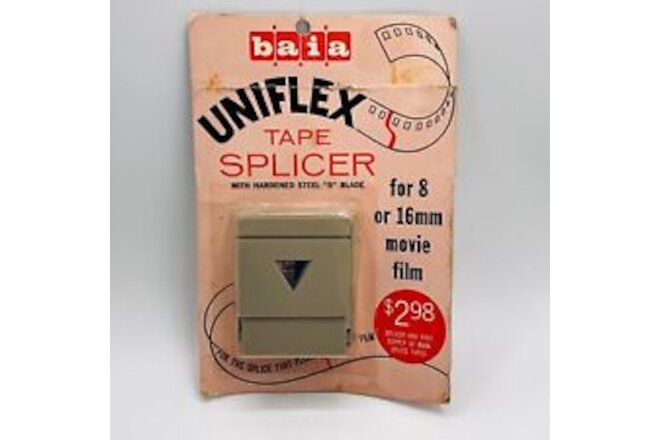 VTG BAIA Super-8 & Regular 8mm 16mm DUAL Format FILM SPLICER Cutter Retro NOS