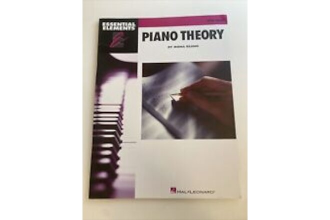 Hal Leonard’s Essential Elements Piano Theory Level 8 lesson books by Mona abt