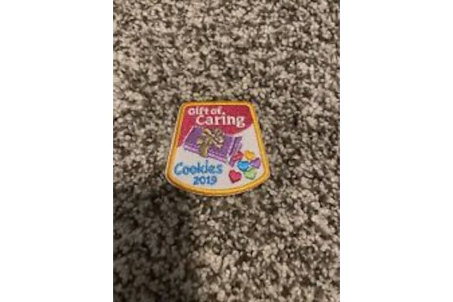 Girl Scout Little Brownie Baker 2019 Gift Of Caring Cookie Sales Patch Badge