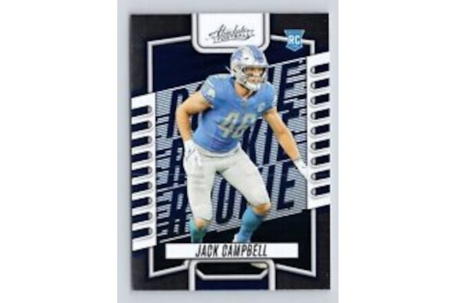 2023 Panini Absolute #154 Jack Campbell RC