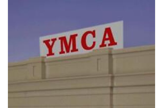 Miller Engineering 2072 N/HO Animated Neon Sign YMCA Small Horizonal