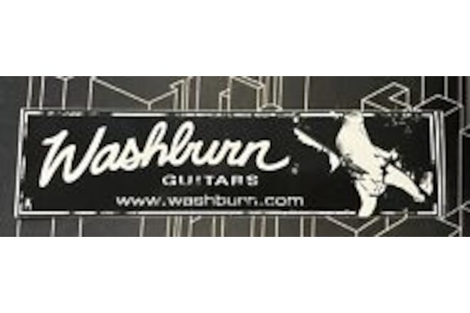 Washburn Guitar Decal Stickers, Music