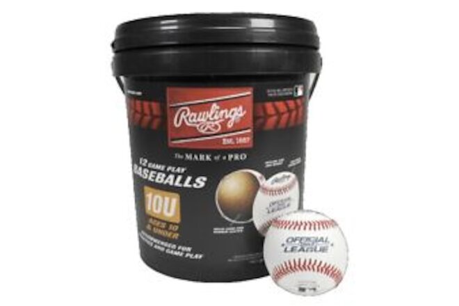 (12 Pack) League CROLB Practice Youth Baseballs