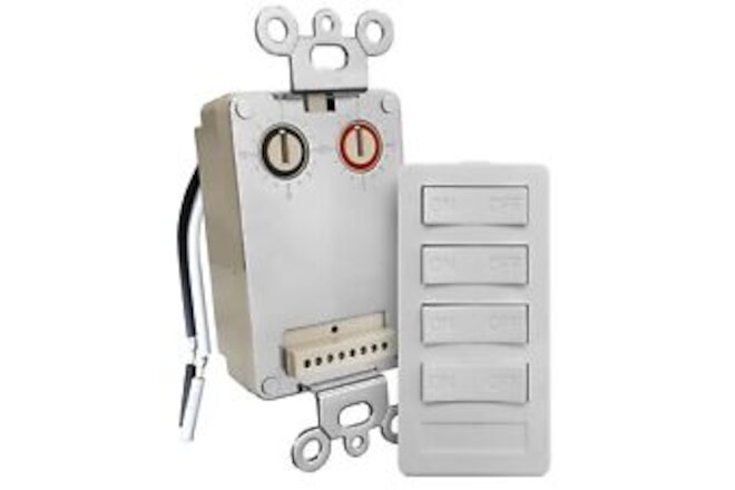X10 PRO 4-Button Keypad Plus Transmitter Base Kit (XPT4-W-NS)