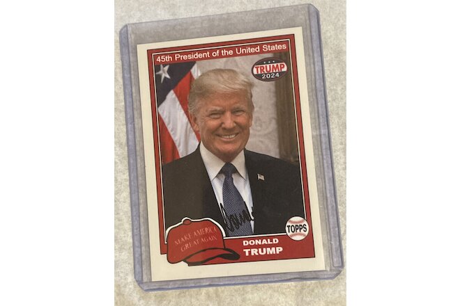 Donald Trump 1981 Style Trading Card ACEO
