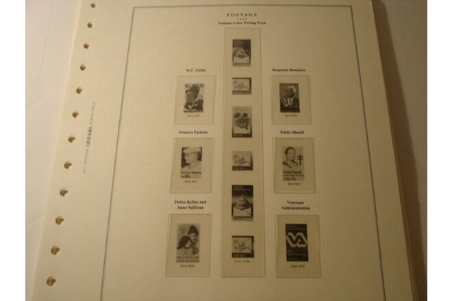 SCOTT PLATINUM HINGELESS PAGES 1980 1981 1983 1989 91 COMMEMORATIVES PICK-A-YEAR