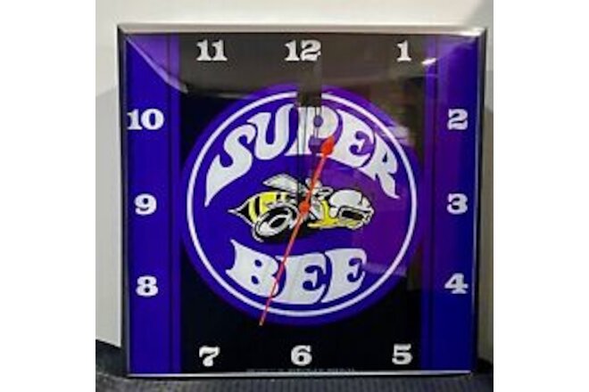 Super Bee Lighted Advertising Pam Clock Free Shipping