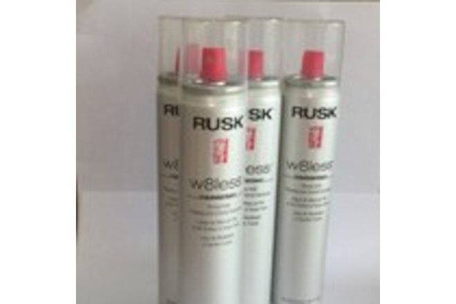 4 Rusk  W8less Strong Hold Shaping and Control Hairspray 1.5 oz  Travel  4 pack
