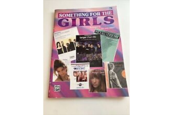 Something for the Girls Songbook Sheet Music Unused sld