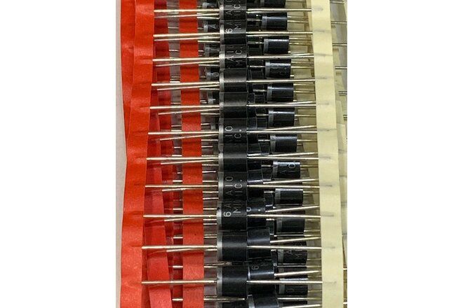 6A10 6A 6 AMP1000V Fast Recovery Diode Diodes Rectifiers R-6 25 PCS