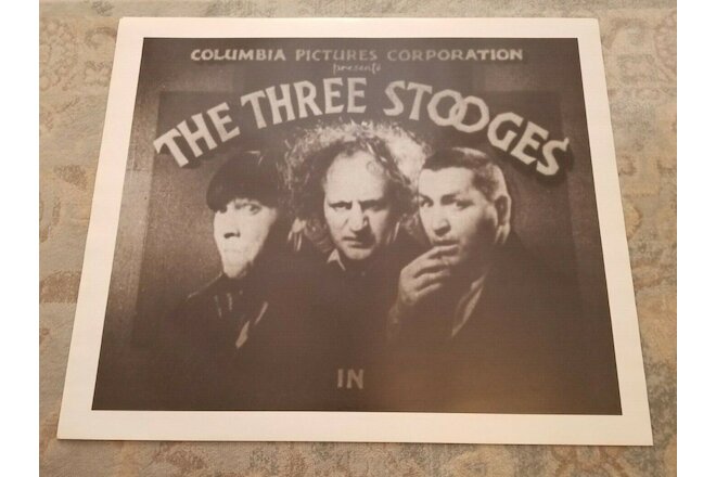 Three Stooges poster (Pack of 3) Columbia Pictures opening shot (Mark's comics)