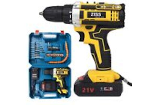 21V Electric Drill Cordless Electric Screwdriver Drill Set 30pcs with Battery US