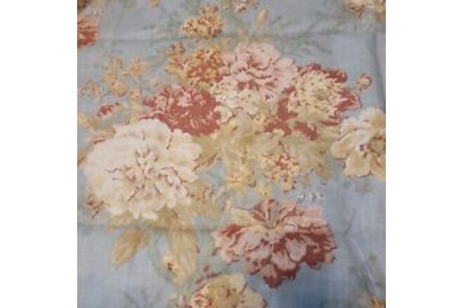 Waverly Ballad Bouquet Screen Print Fabric Made In The USA 27 X 54