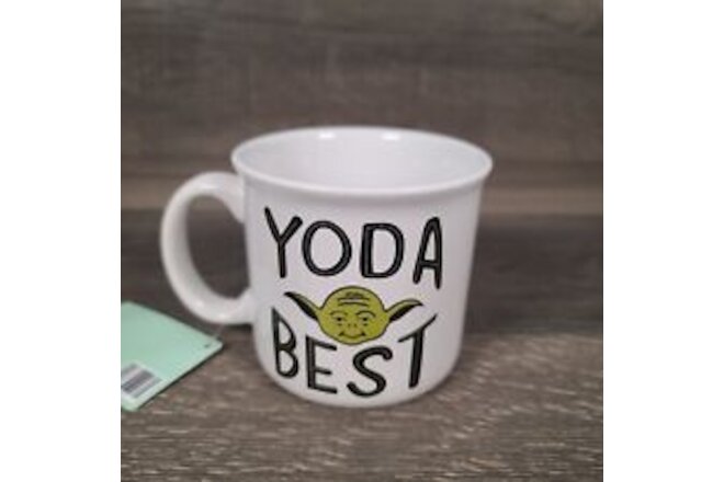 Yoda Best Mug Funny Gift White Coffee Mug 18oz Disney Star Wars New