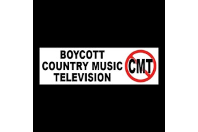 New "BOYCOTT CMT" Try That in a Small Town JASON ALDEAN Country Music STICKER