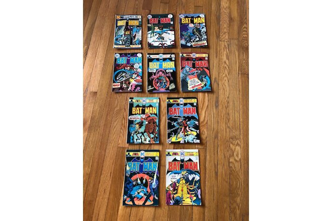 Batman - Lot of 10 Comics - Full Run (#262 - #271) - DC Comics (1975 - 1976)