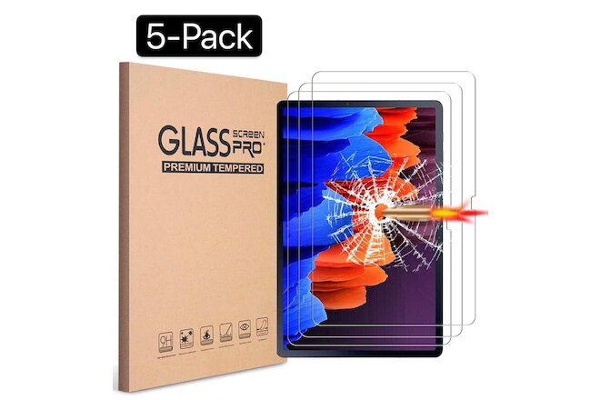 5Pcs For Samsung Galaxy Tab A7 10.4" T500 / T505 Tempered Glass Screen Protector