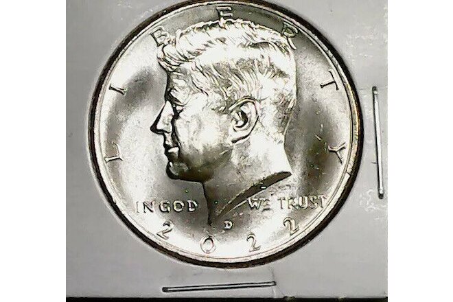 2022 P D Kennedy Half Dollar BU NIFC 2 coin set