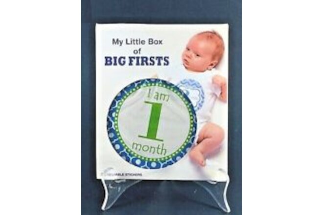 Gantz My Little Box of BIG FIRST Milestone Stickers Baby Boy Photo Picture
