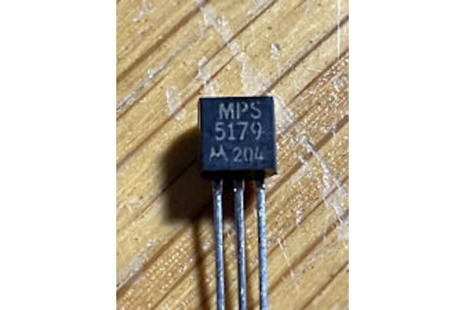 A Lot Of 5 MOTOROLA MPS5179, NPN HIGH Frequency Transistors, TO-92 case