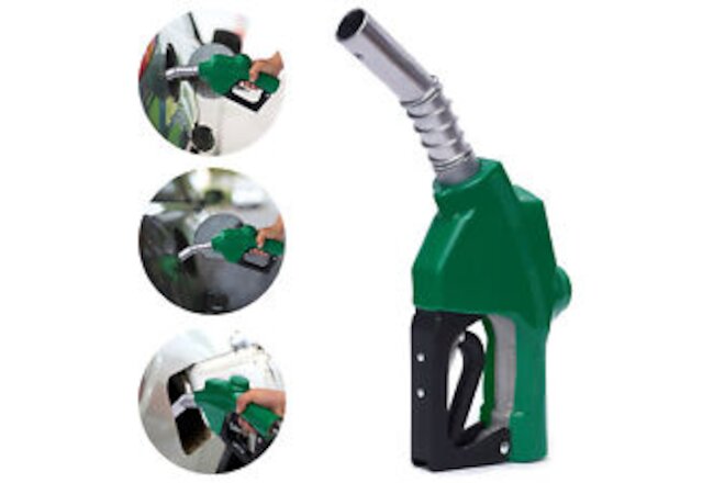 1'' Automatic Diesel Fuel Nozzle Auto Shut Off Fuel Pump Transfer Nozzle Green