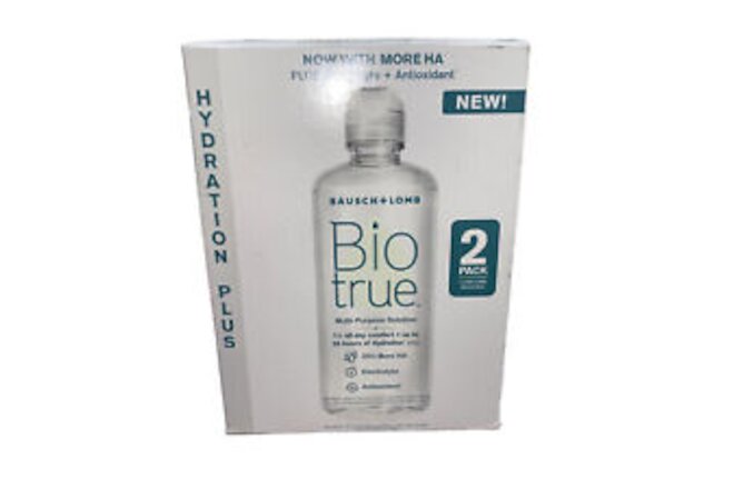 BiotrueHydration Plus Multi Purpose Solution10.0fl oz x 2 pack EXP 2024-10-01