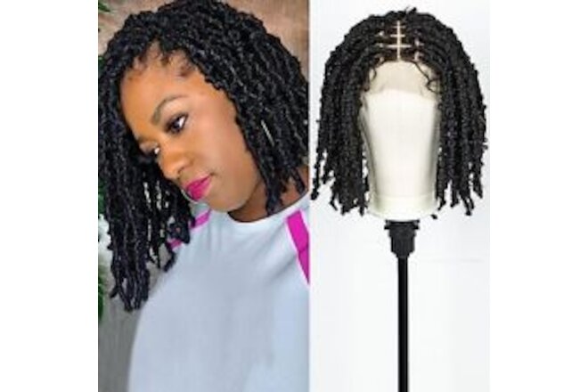 sedittyhair Braided Wigs for Black Women Synthetic Lace Front Braided Wigs Kn...