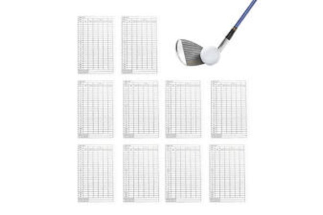 Golf Score Card Sheets Track Golf Stats Score Sheet Stat Tracking Scorecards