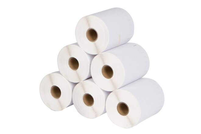 6 Rolls DYMO 4XL Direct Thermal Shipping Labels 4x6 1744907 Compatible 220/Roll