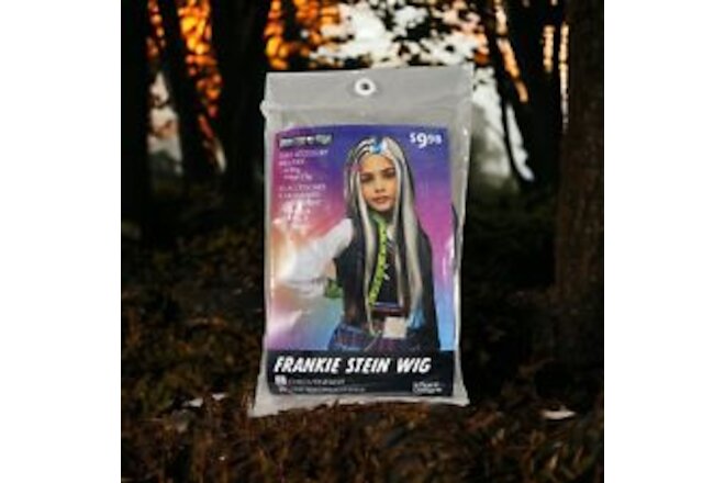 Monster High Frankie Stein Halloween Costume Wig (Children's One Size)