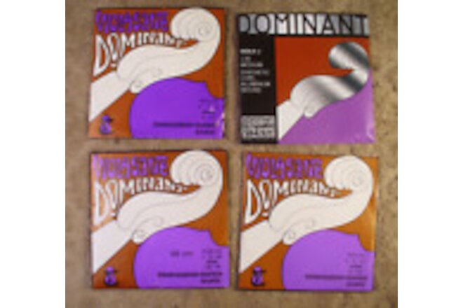Dr Thomastik Dominant Full Size Viola String Set, Free Shipping
