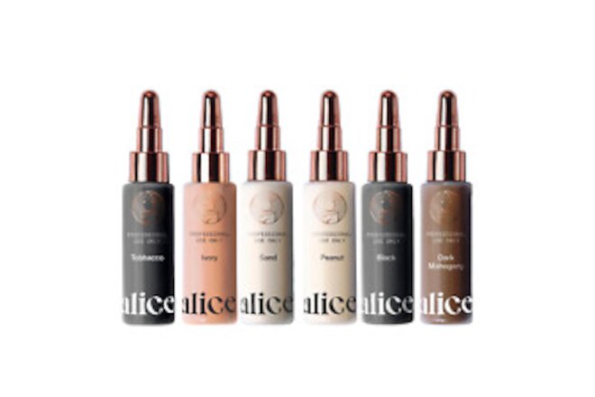 Alice Cosmetic Ink Permanent Makeup Pigment Eyeliner Set Liquid Kit Microblading