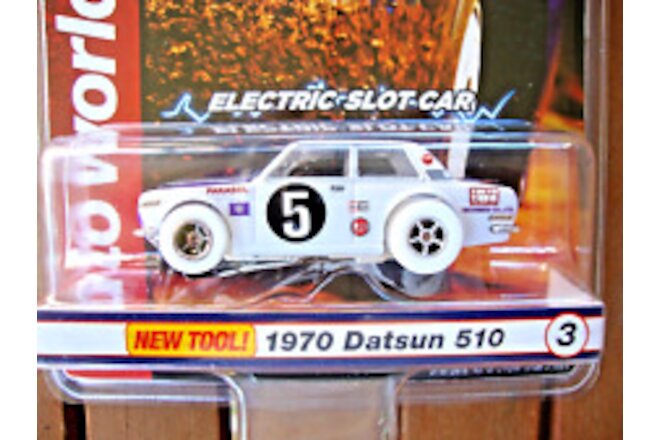 Auto World Chase Rally World Stage 1970 Datsun 510 Slot Car