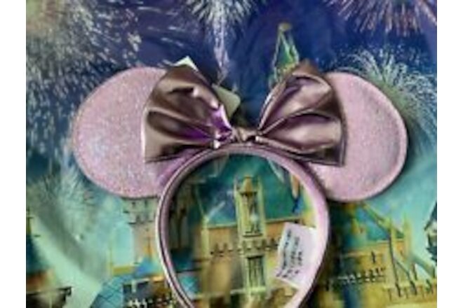 Disney Parks Minnie Mouse Light Purple/Lilac  Ears NEW W/TAGS Retired Authentic